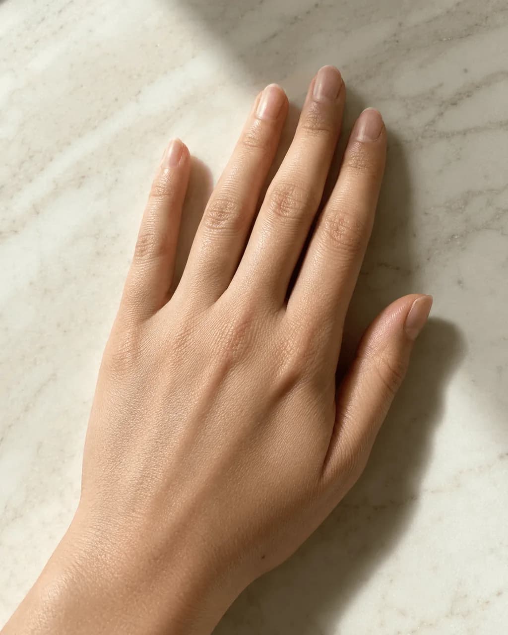 Original photo before GlowTira AI Manicure preview, on your hand. try-on